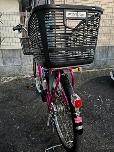  BRIDGESTONE Assista  電動アシスト自転車 24㌅ 内装3段変速 (6.0Ahバッテリー・充電器 付)