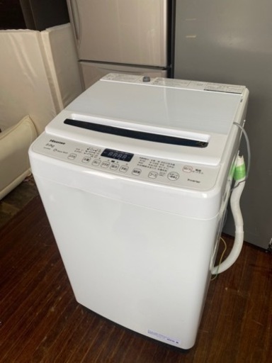 福岡市内配送設置無料　2021年式　ハイセンス 全自動洗濯機 洗濯8.0kg HW-DG80B
