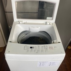 福岡市内配送設置無料 2021年式 ニトリ NTR60 6kg全自動洗濯機(