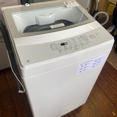 福岡市内配送設置無料 2022年式 NTR60 ニトリ 6kg全自動洗濯機(