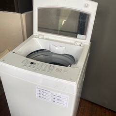 福岡市内配送設置無料　2021年式　ニトリ　NTR60 6kg全自動洗濯機(ホワイト)