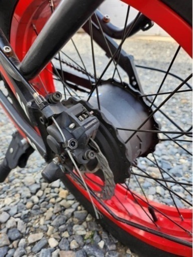 SUNPIE ファットバイク　電動アシスト　折り畳み電動自転車 20インチ