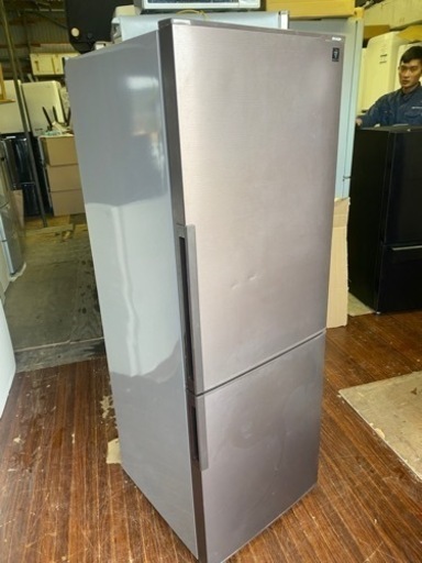 福岡市内配送設置無料　シャープ SHARP SJ-PD27B-T [冷蔵庫 （271L・右開き） 2ドア ブラウン系]