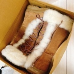 🛑値下げしました🛑ふわもこロングブーツの画像