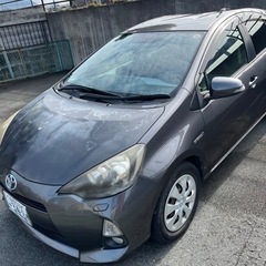 【お買い得】車検2025年8月　トヨタアクア　グレードS