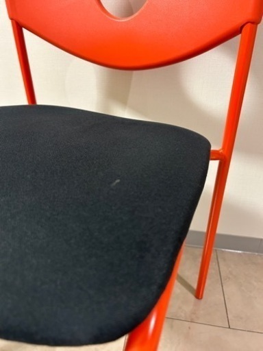定価7500円のIKEA ストルヤン 会議用椅子 チェア オレンジ (平日取引可 