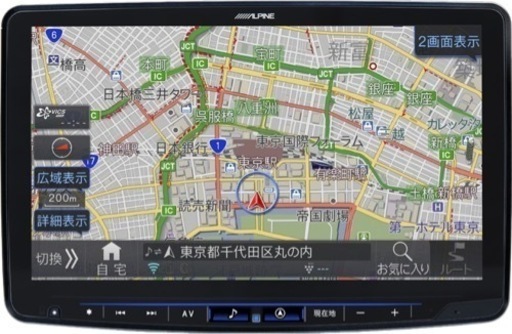 ALPINEカーナビ　ビッグX 11インチ
