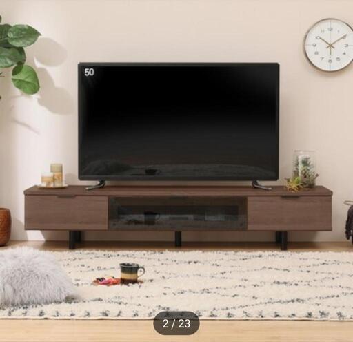 ニトリローボードエトナテレビ台ミドルブラウン (のん) 塚本の