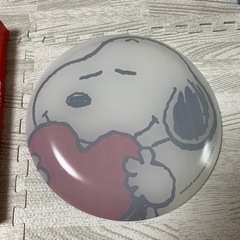 スヌーピー　強化ガラス製　お皿の画像
