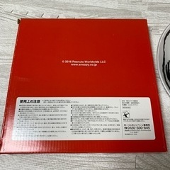 スヌーピー　強化ガラス製　お皿の画像