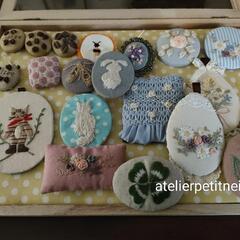 生徒さん募集!刺繍+あみものの画像