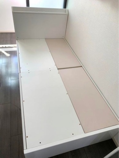 ニトリ　ベッド　+ ハンガーシェルフ