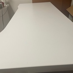 ワークデスク　事務机　ステール性　引き出し付の画像