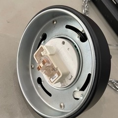 デザイン照明シルバーブラックの画像