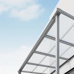 愛媛県外構　テラス　激安　LIXILスピーネF 3640×1785  施工費、税込み　各サイズ、カラー　リフォーム　新築　洗濯物干しの画像