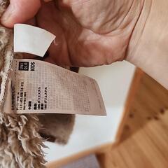 【明記無し】子供コート120 ユニクロ　の画像