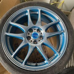 １７インチ・WORK EMOTIONの中古ホイールタイヤセットの画像