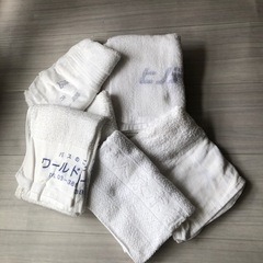 中古フェイスタオル8枚＋新品2枚の10枚セットの画像