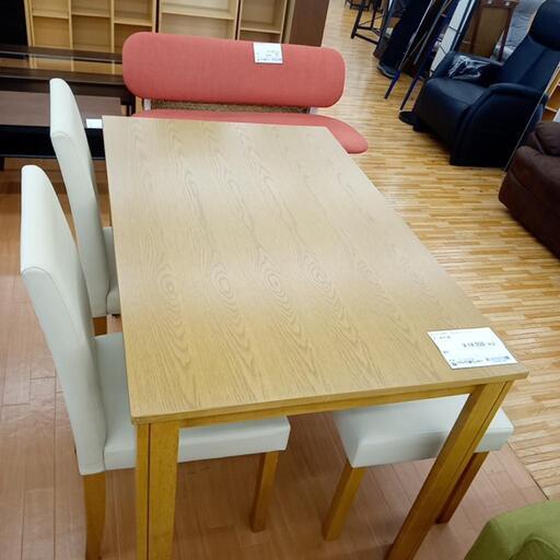 ★ジモティ割あり★ 　ダイニングテーブルセット　ベンチ+椅子2脚　　クリーニング済　YJ1800