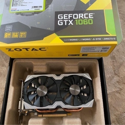 PCパーツ ZOTAC GTX1060 AMP!Edition 6GB