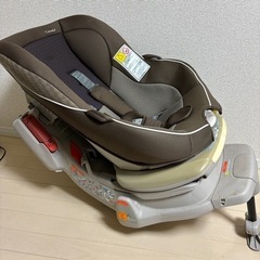 【受渡決定】コンビ　チャイルドシート　新生児　茶色