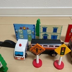 おもちゃ 木のおもちゃ　電車の画像