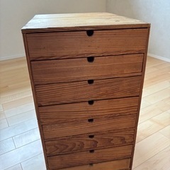 家具　アンティーク　8段引き出し　