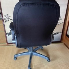回転イス  チェア 作業イス 上下可動 肘掛け可動の画像