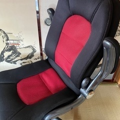 回転イス  チェア 作業イス 上下可動 肘掛け可動の画像