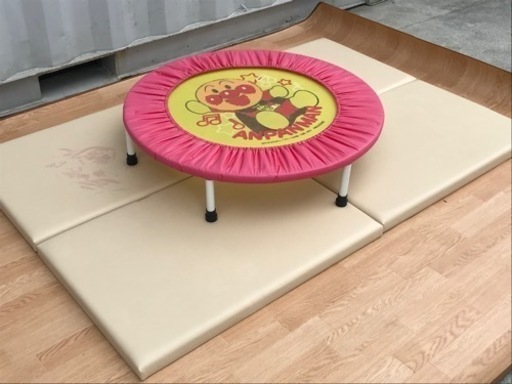 E206◇トランポリン◇アンパンマン◇直径91cm×高さ20cm◇マット付