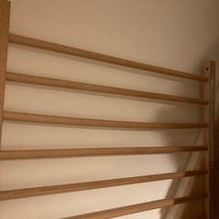 【お譲り先決定しました】【無料にしました】ベビーベッド マットレス IKEA シーツ ベッドガードの画像