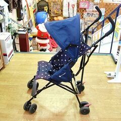 リーマン ベビーカー 生後7ヶ月～36ヶ月 体重15㎏まで B型 背面式 ネイビー系 LEAMAN 札幌市 清田区 平岡の画像