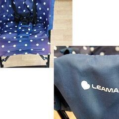 リーマン ベビーカー 生後7ヶ月～36ヶ月 体重15㎏まで B型 背面式 ネイビー系 LEAMAN 札幌市 清田区 平岡の画像