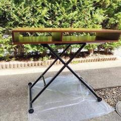 【美品】ナルミ株式会社　ガス圧式リフティングテーブル