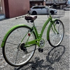 自転車　シマノ6段変速付きの画像
