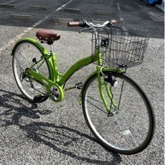 自転車　シマノ6段変速付きの画像