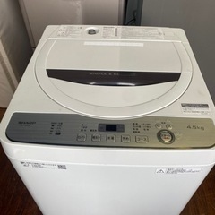 北九州市内配送無料 保証付き 2019年式 シャープ SHARP 全自動洗濯機