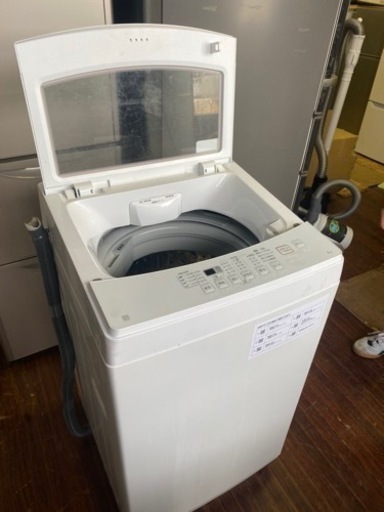 北九州市内配送無料　保証付き　 2021年式　ニトリ　NTR60 6kg全自動洗濯機(ホワイト)