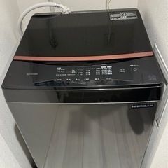 【sold】アイリスオーヤマ　洗濯機　2022年製　ブラック　/ パナソニック　洗濯乾燥機　の画像