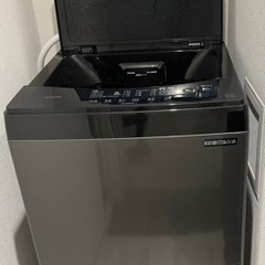 【sold】アイリスオーヤマ　洗濯機　2022年製　ブラック　/ パナソニック　洗濯乾燥機　の画像