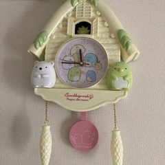 【受渡し決定】すみっコぐらしの掛け時計