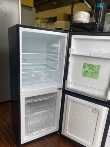 北九州市内配送無料　保証付き　2020年式　アイリスオーヤマ 冷蔵庫 142L 小型 一人暮らし 幅50cm 大容量 冷凍室 静音設計
