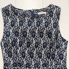 パーティドレス 白 ミニスカートの画像