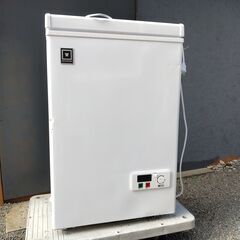 中古（やや傷あり）：冷凍ストッカー 冷凍庫 上開き -20℃ 業務用 74L RCY-74  レマコム 2022年式の画像
