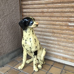 ダルメシアン　101匹わんちゃん　番犬置物