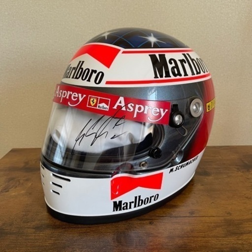ミハエルシューマッハ 直筆サイン入りフルヘルメット