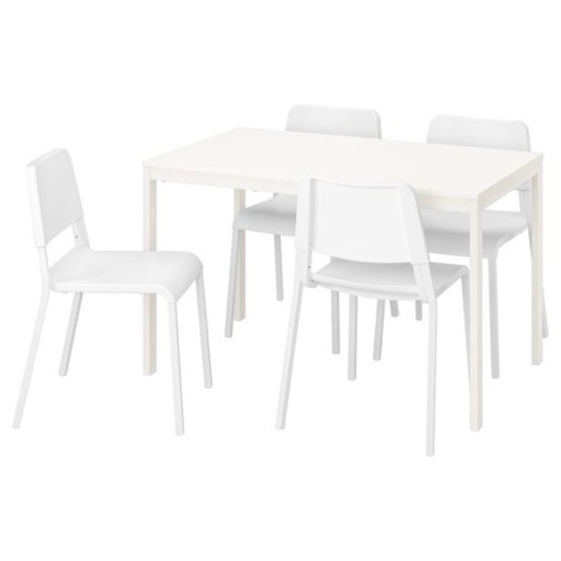 【受付終了】IKEA ダイニングテーブルセット チェア6脚