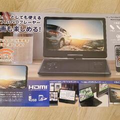 Wi-Fiミラキャスト＋HDMI入力できるポータブルDVDプレーヤー