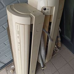 壊れたエアコン2台