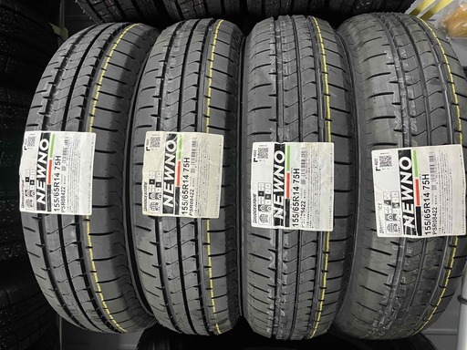 新品 BRIDGESTONE NEWNO　155/65R14　４本セット 低燃費タイヤ 軽自動車各種 ブリヂストン ニューノ サマータイヤ
